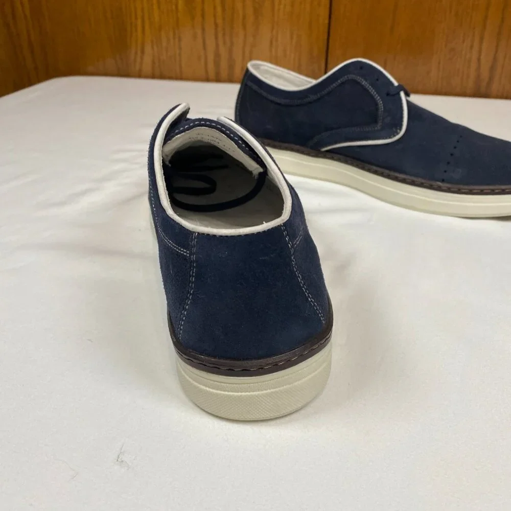 Johnston & Murphy Denby Cap Toe Casual Shoes Men's 10 Blue - Picture 3 of 14